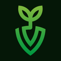 Shield Gardening Plant Logo 