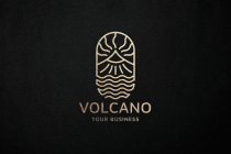 Volcano Mountain Logo Screenshot 1