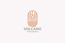 Volcano Mountain Logo Screenshot 4