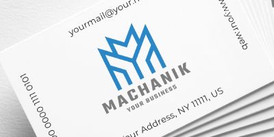 Machanic Letter M Logo