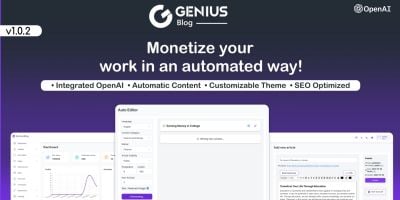 GeniusBlog - Automated Blog With AI