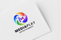 Media Play Letter M Logo Screenshot 3