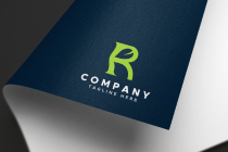 R Letter Plant Leaf Logo Design Template Screenshot 2
