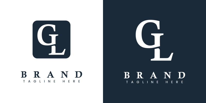 Simple GL Monogram Logo