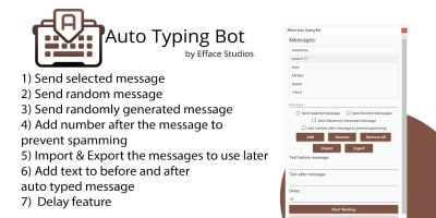  Efface Auto Typing Bot