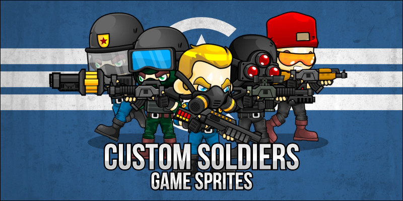 Custom Soldier - Game Sprites