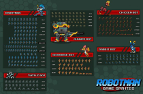 Robotman - Game Sprites Screenshot 2