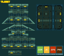 Sci-fi Platformer Tileset Screenshot 2