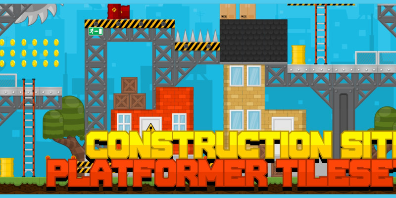 Construction Site - Platformer Tileset