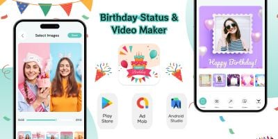 Birthday Status And Video Maker - Android