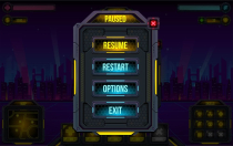 Cyberpunk Game User Interface Screenshot 6