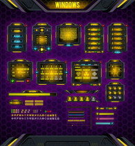 Cyberpunk Game User Interface Screenshot 9
