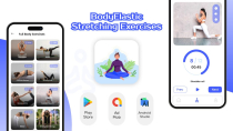Body Elastic Stretching Exercises -  Android Screenshot 1