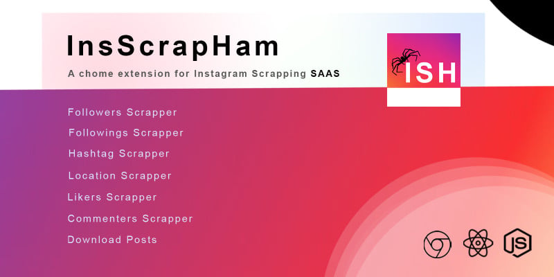 InscraHam - A Chrome SAAS Extension for Instagram 