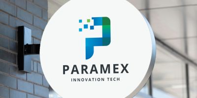 Paramex Letter P Logo