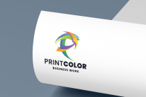 Print Color Letter P Logo Screenshot 3