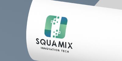 Pixel Square Logo