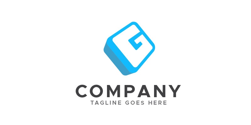 G letter minimal modern logo design template