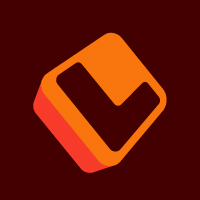 L Letter Square Logo Design Template