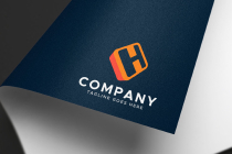 Letter H Square Unique Logo Design Template Screenshot 2