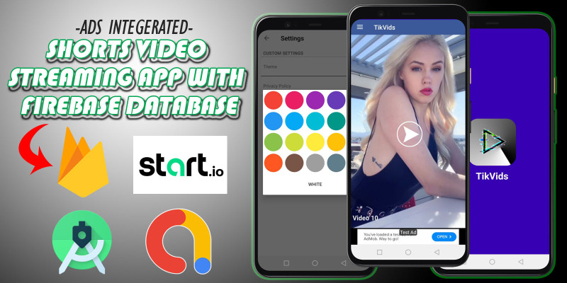 Shorts Video Streaming App with Firebase