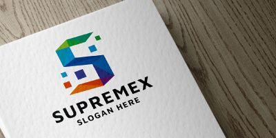 Pro Supremex Letter S Logo Template