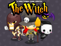 The Witch - 4 Directional Game Sprites Screenshot 1