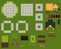 The Village - Top Down Tile Set Screenshot 3