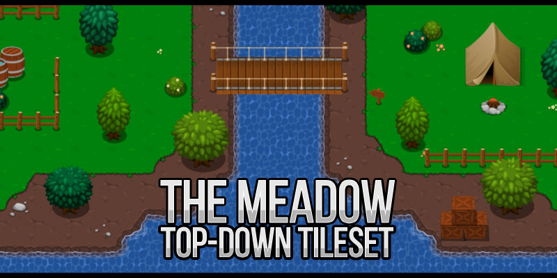 The Meadow - Top Down Tile Set