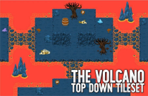 The Volcano - Top Down Game Tile Set Screenshot 1