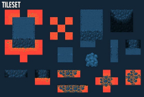 The Volcano - Top Down Game Tile Set Screenshot 4