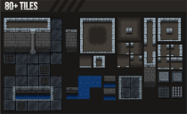 The Dungeon - Top Down Game Tile Set Screenshot 3