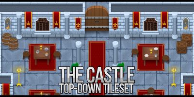 The Castle - Top Down Game Tile Set
