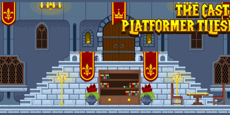 The Castle - Platformer Tile Set