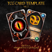 TCG Card Template vol 2 Screenshot 1