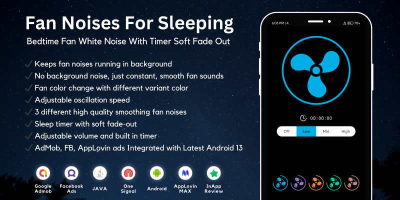 Fan Noises For Sleeping - Android App