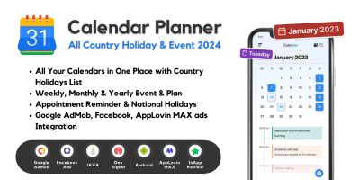 Calendar Planner - Android App Template