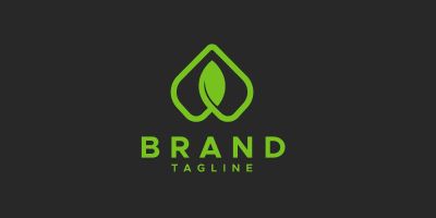 Leaf Ecology Logo Design Template