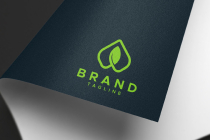 Leaf Ecology Logo Design Template Screenshot 2