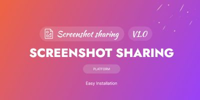 ScreenShot And Images  Sharing  PHP Script