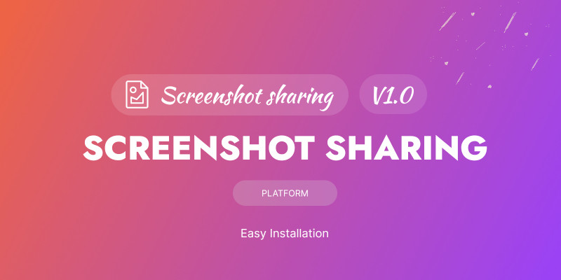 ScreenShot And Images  Sharing  PHP Script