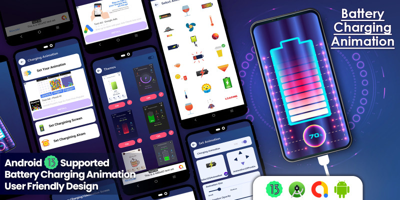 Battery Charging Animation Android app