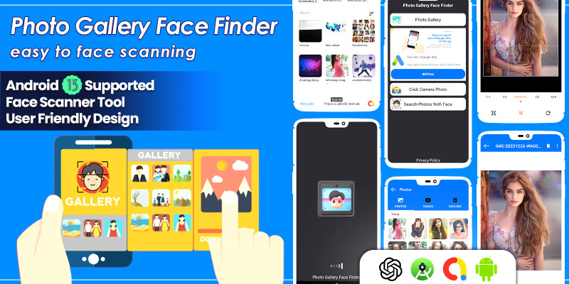 Photo Gallery Face Finder - Android Template