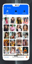 Photo Gallery Face Finder - Android Template Screenshot 4