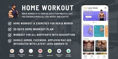 Home Workout - Android App Template