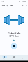 Radio App - Android Material You Live  Radio App Screenshot 6