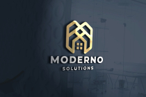 Moderno Real Estate Letter M Logo Screenshot 1