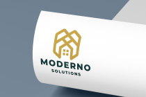Moderno Real Estate Letter M Logo Screenshot 3