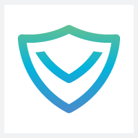 Happy Secure Shield Logo