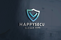 Happy Secure Shield Logo Screenshot 1